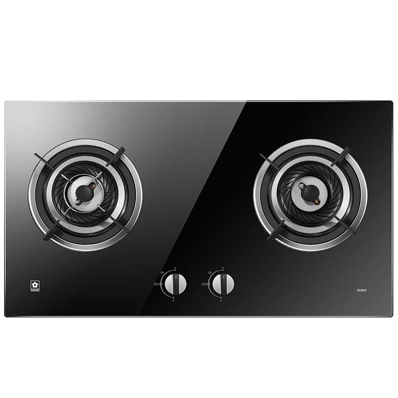 樱花(SAKURA)BDB02 燃气双灶煤气灶台嵌两用灶具钢化玻璃面板4.0KW大火力 一级能效(液化气)燃气灶