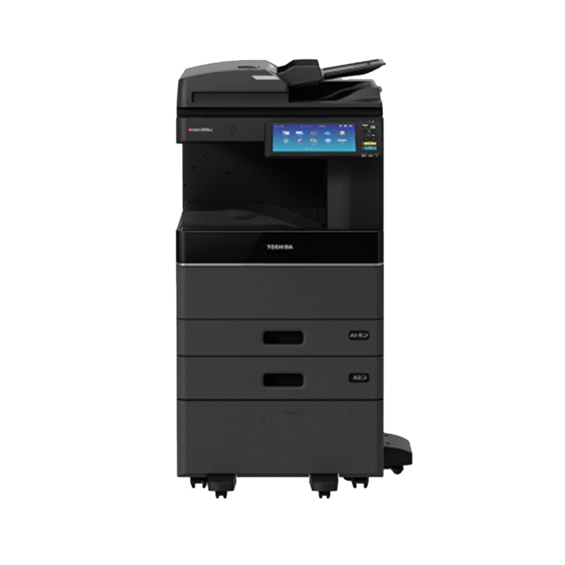 东芝(TOSHIBA)FC-2515AC A3彩色激光 打印机 复印机 25页/分钟(含:主机 输稿器 双纸盒 工作柜)