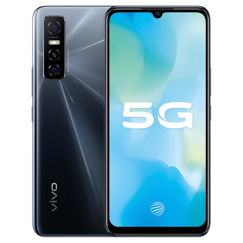vivo Y73s 5G新品手机 6GB+128GB 黑镜 7.73mm旗舰级轻薄机身 三星AMOLED高清护眼屏 4800万后置三摄 一体化双模5G手机新品
