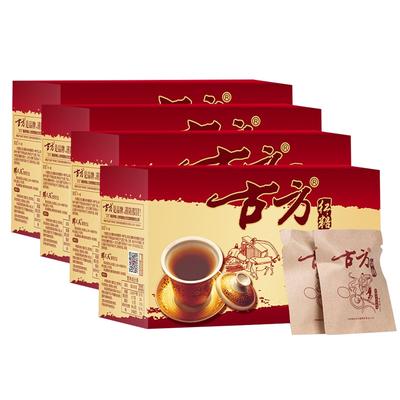 古方红糖96g*4盒每盒内含16包小袋