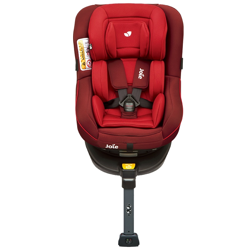 英国巧儿宜汽车儿童安全座椅isofix硬接口0-4岁双向安装 陀螺勇士红色