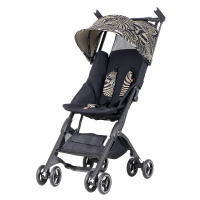 gb好孩子 婴儿推车 圆篷 轻便折叠 可登机 斑马口袋车3系 复古灰 蓝色 POCKIT 3S