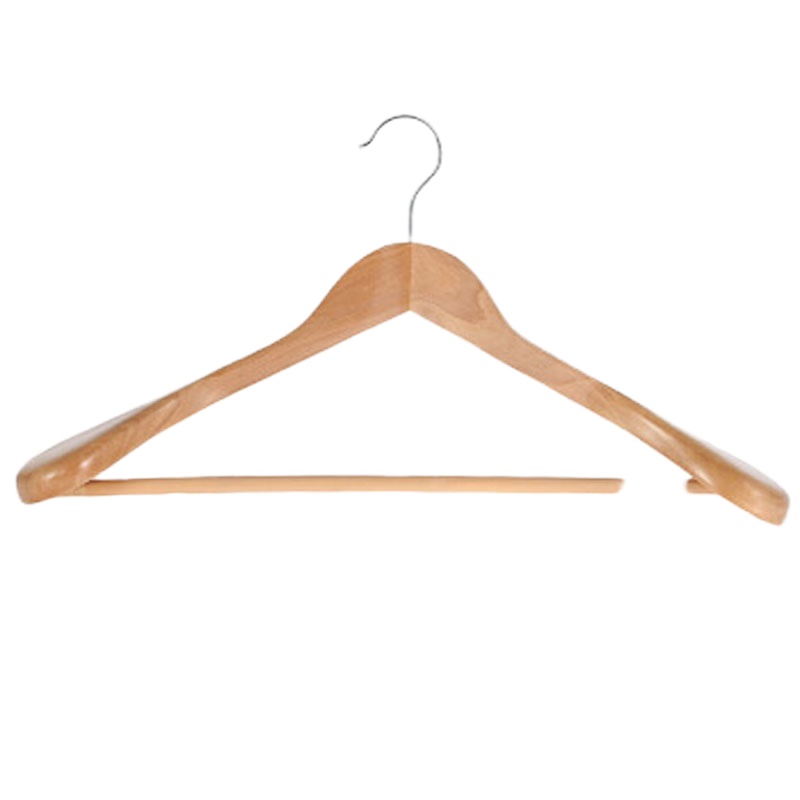 茶花(CHAHUA) 大号 防滑木质衣架 (宁享版)