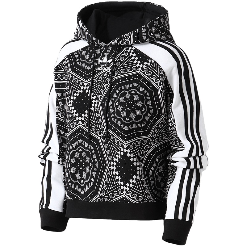 adidas阿迪达斯三叶草女基础运动休闲卫衣DX1158