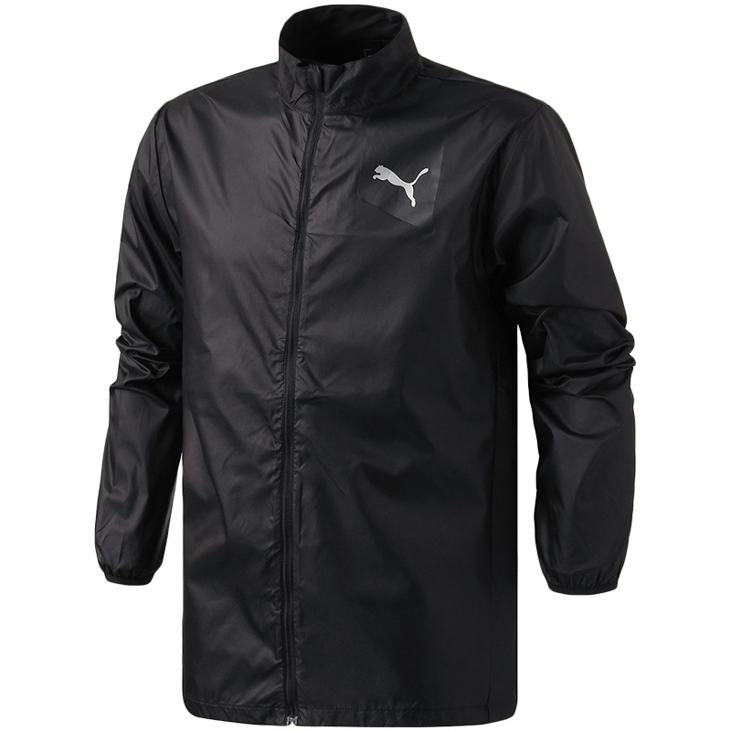 【自营】PUMA彪马男装休闲外套茄克翻领夹克运动服 51700606黑色+黑色