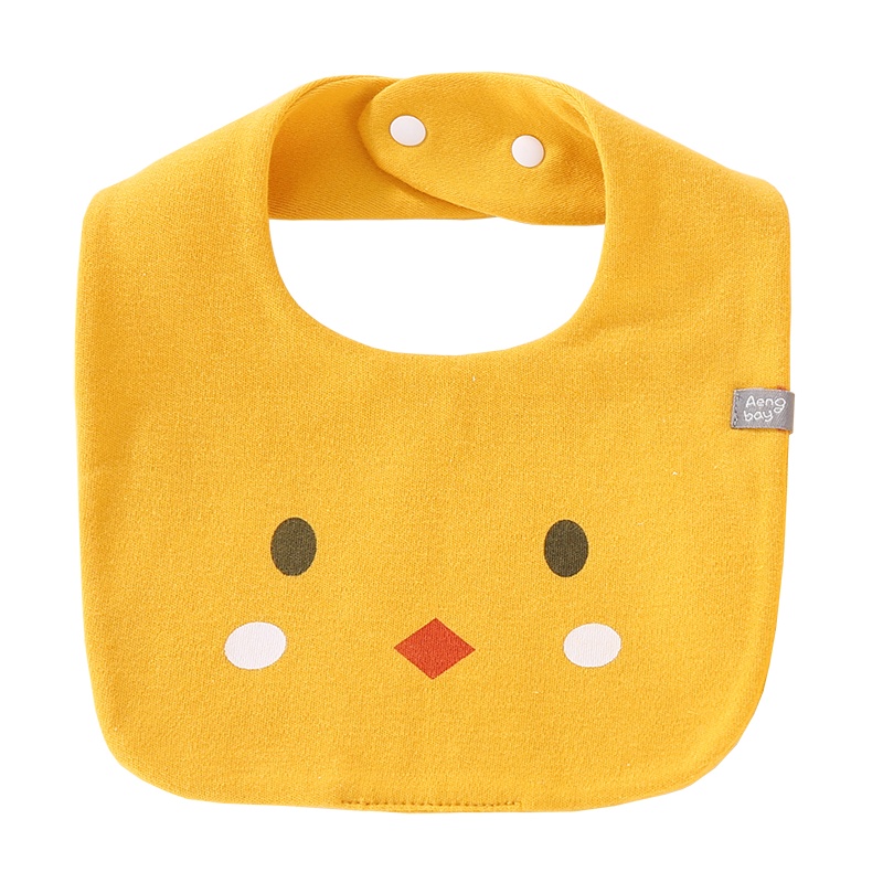 Aengbay 小鸭子小鸡可爱萌宝卡通口水巾韩版围嘴饭兜洋气婴儿用品
