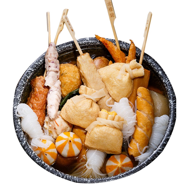 国拓 日式关东煮组合400g(含汤料包)速食火锅丸子