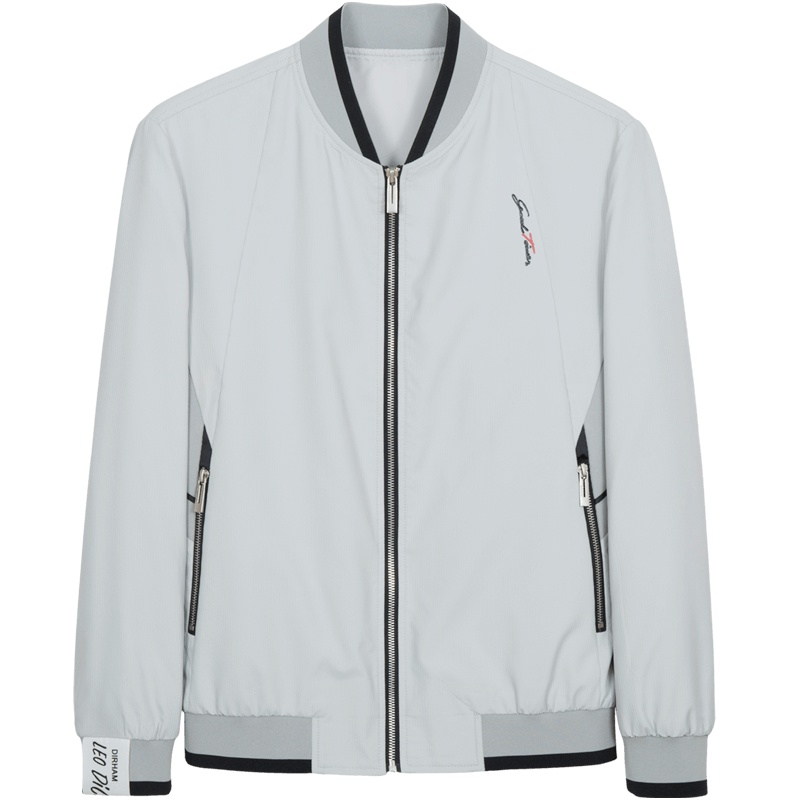 千纸鹤男装2020年春季商务男士休闲撞色棒球领夹克外套30479