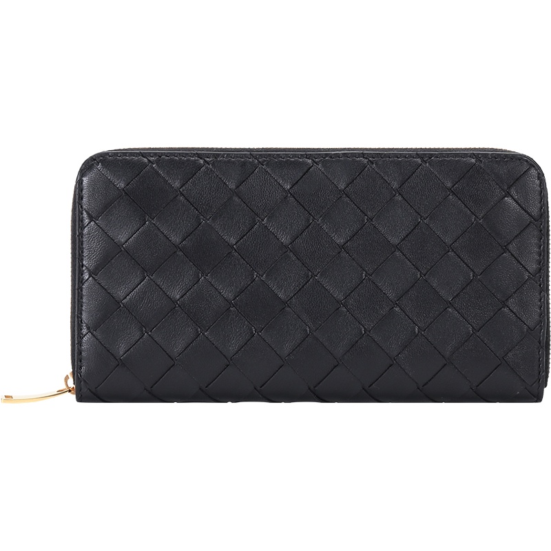 BOTTEGA VENETA BV 宝缇嘉 女士皮革编织长款钱包钱夹 608051 VCPP2