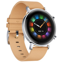 华为/HUAWEI WATCH GT 2 智能手表 麒麟A1芯片 心脏健康检测 时尚款 暖砂杏(42mm)