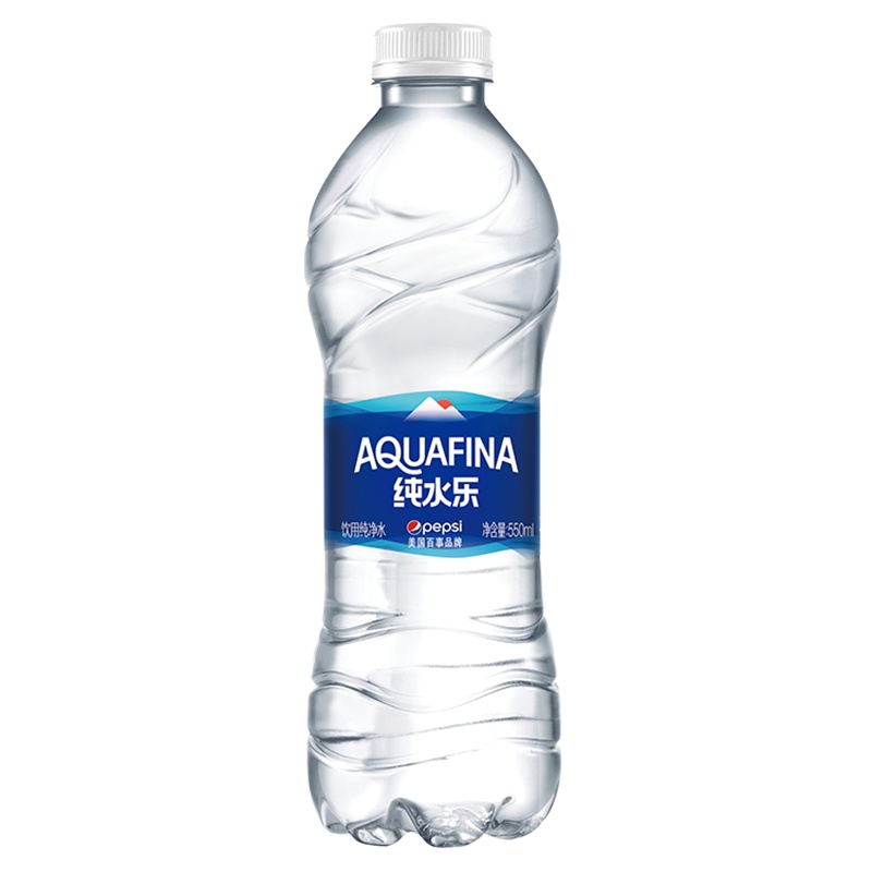 百事可乐 纯水乐 AQUAFINA 定制版苏格拉宁联名饮用水550ml*15瓶 纯净水 整箱装