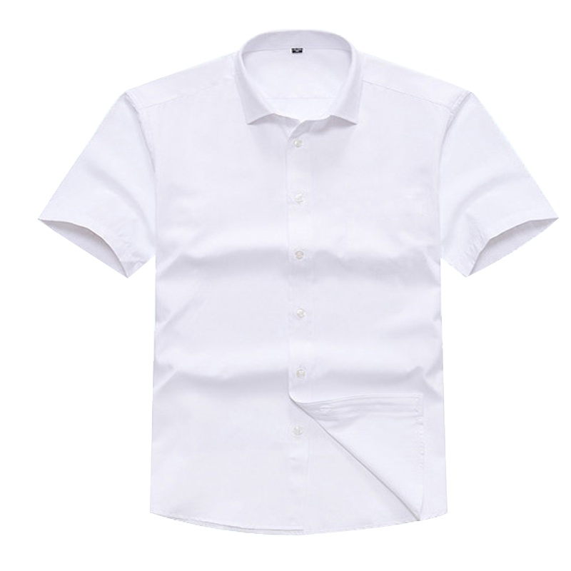 男士白色短袖衬衫尺寸620mm*10mm*450mm。