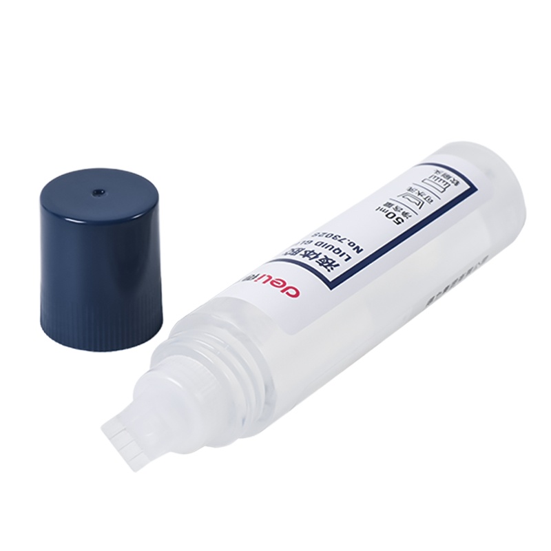 得力(deli) 7302S刷片液体胶(透明)(50ml/支) 24支