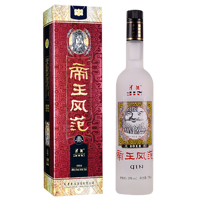 津酒39°帝王风范700mL浓香型商务白酒