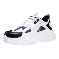 木林森男鞋2019秋季新款韩版潮流老爹鞋男士运动休闲鞋透气板鞋男