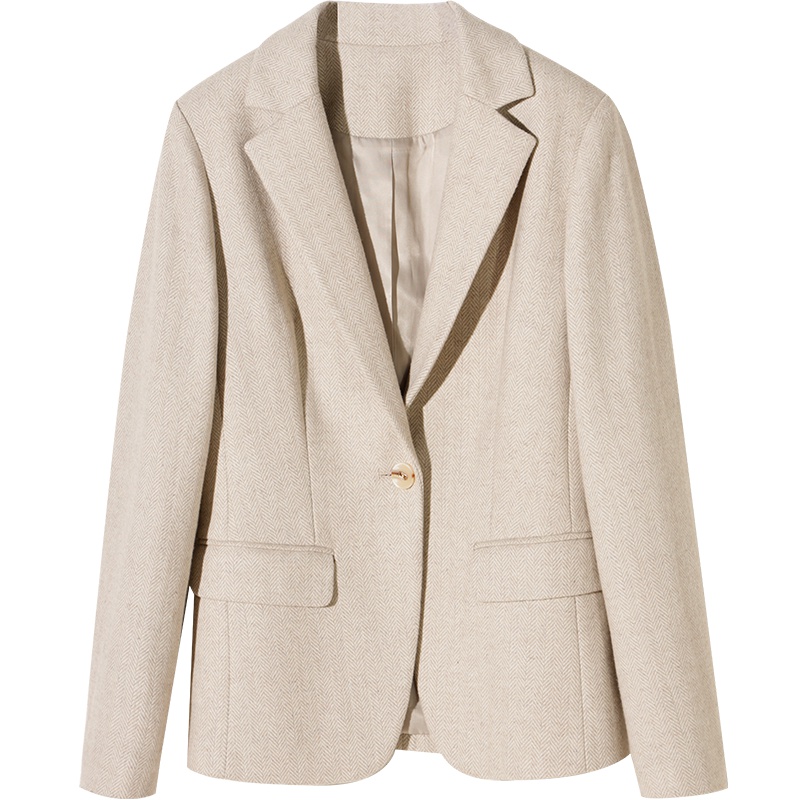 娅丽达女装韩版西装外套女2019秋季新款宽松休闲短款女士上衣I7514