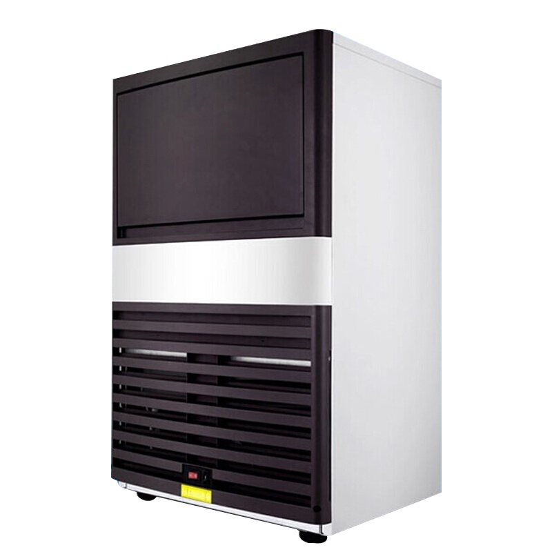 乐创(lecon)方冰制冰机商用酒吧KTV奶茶店家用全自动冰块 45KG制冰机