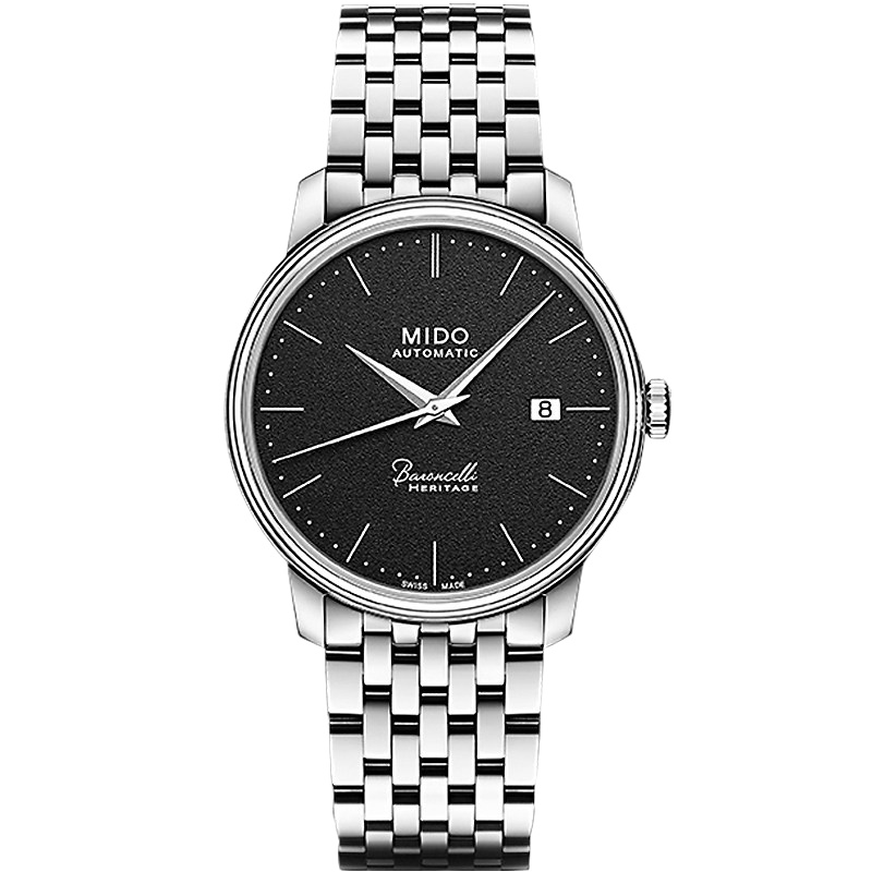 美度(MIDO)瑞士手表 贝伦赛丽系列自动机械钢带男士手表M027.407.11.050.00