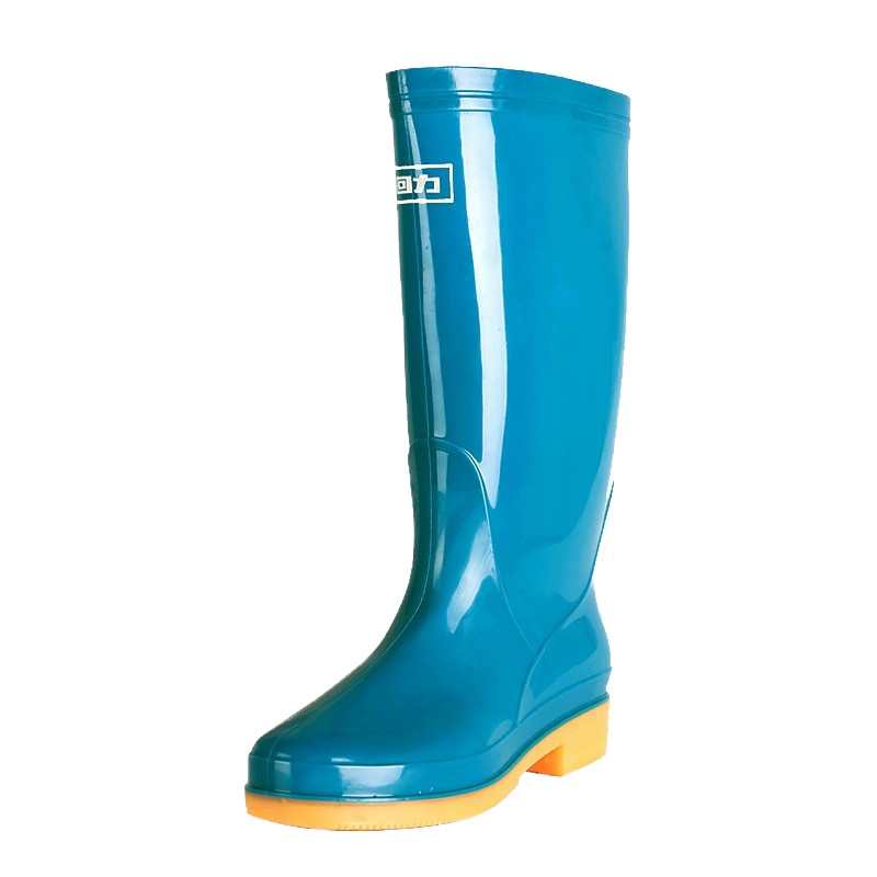 回力雨鞋女时尚户外中高筒防水雨靴水鞋防滑耐磨胶鞋 HXL813 天蓝高筒(请备注尺码36-40)