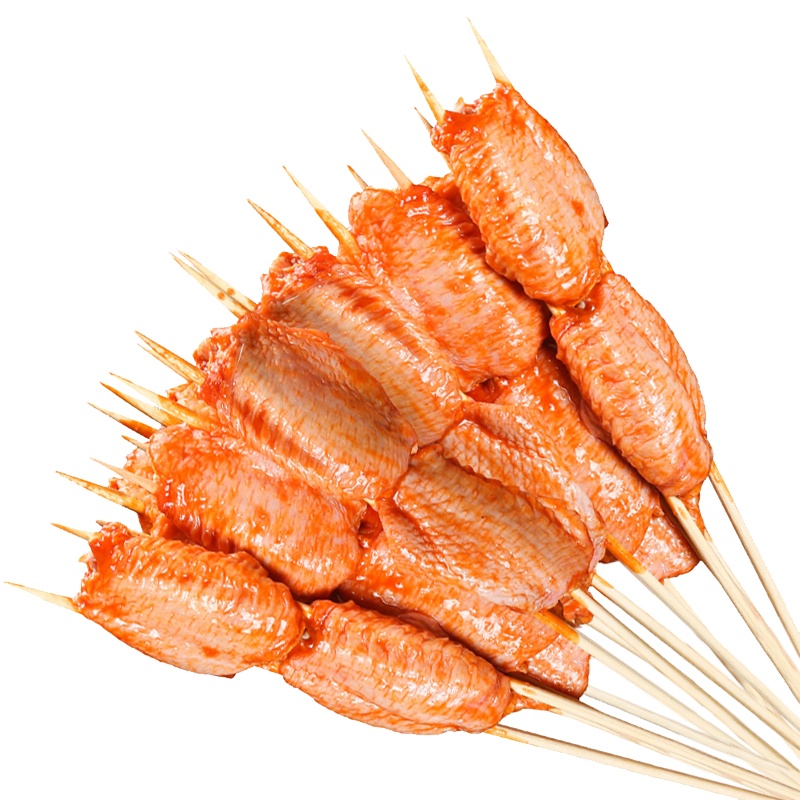 【中华特色】包头馆 福尼斯 奥尔良鸡翅中串烤鸡翅膀烧烤食材3串150g生鲜 华北