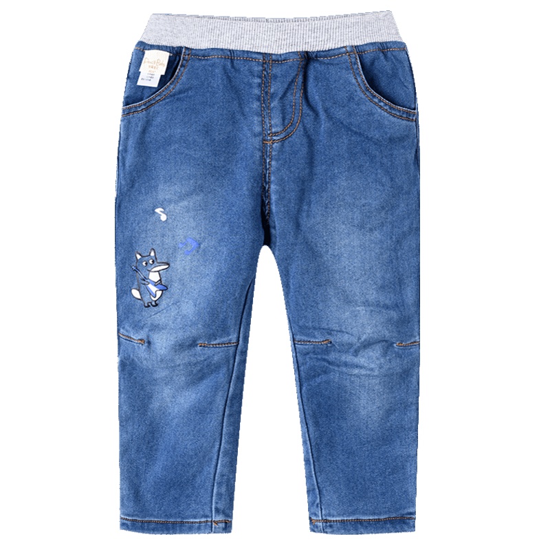 铅笔俱乐部童装2019秋冬新款男童裤子男小童牛仔长裤儿童牛仔长裤
