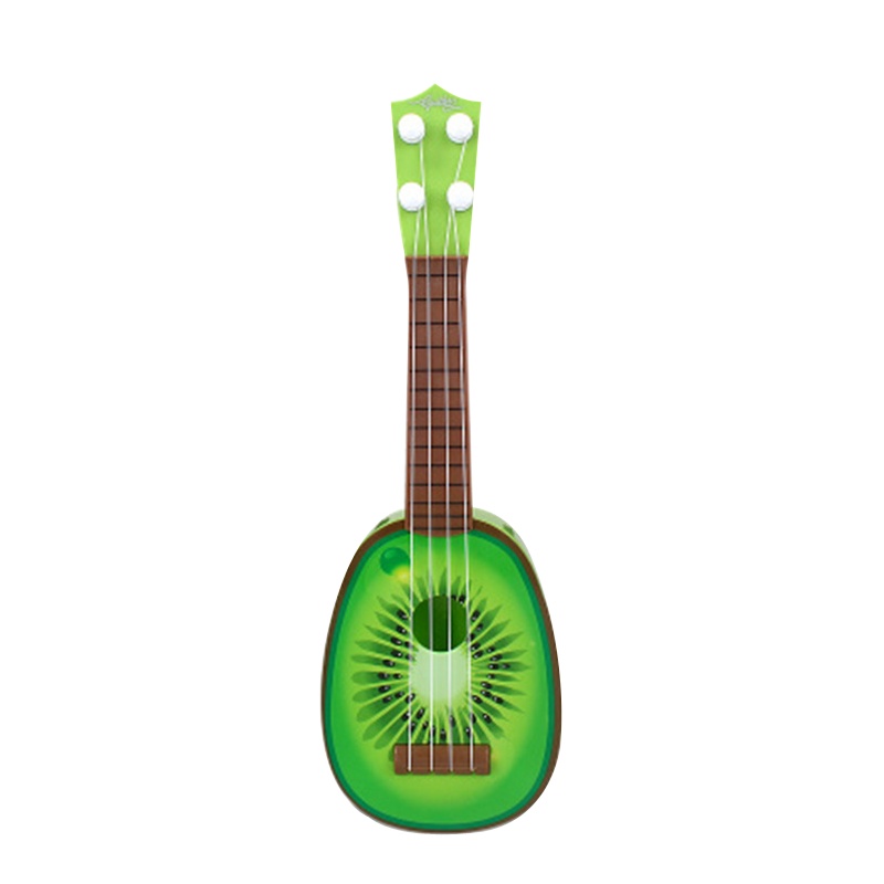 STMJDTOYS 儿童吉他抖音网红玩具尤克里里小吉他仿真弹奏乐器初学者宝宝礼物【奇异果】