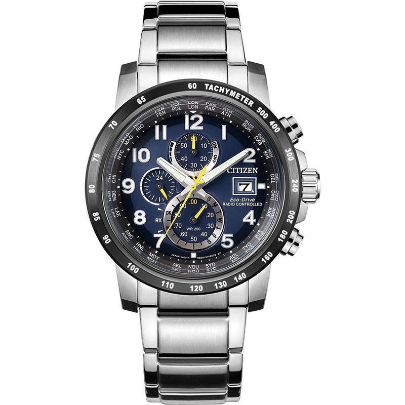 西铁城(CITIZEN)空中之鹰系列运动时尚男表AT8124-91L