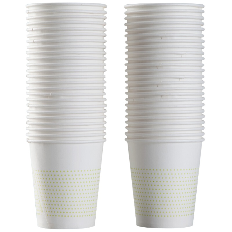 齐心 健康纸杯L305 8安 220ml 50个/包 一包装