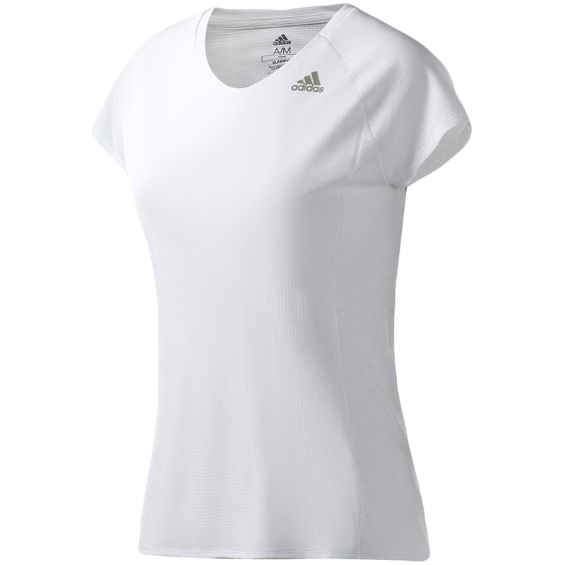 阿迪达斯女服装短袖T恤透气运动跑步服装DZ0109