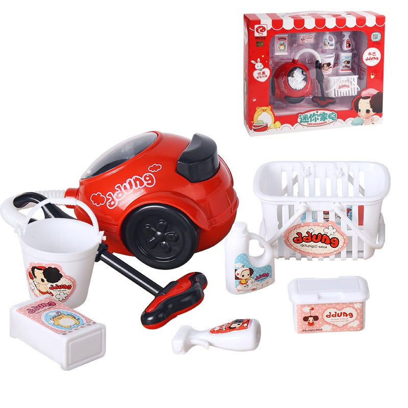 男孩女孩冬己过家家厨房玩具小家电吸尘器款
