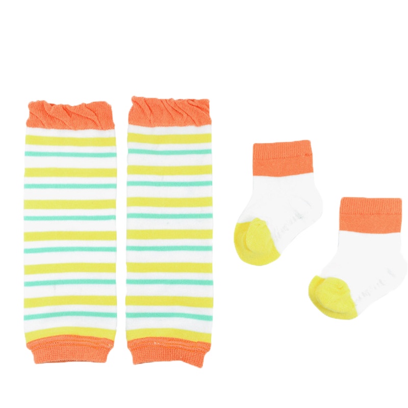 丽婴房婴童男女宝宝袜子腿套组合婴幼儿时尚保暖柔软短袜2020春款