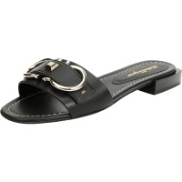 Salvatore Ferragamo 菲拉格慕 女士SOLAR系列牛皮平底凉鞋拖鞋 0704617