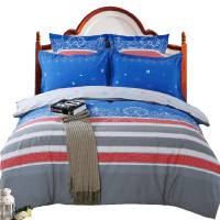 恒源祥家纺全棉磨毛四件套纯棉床上用品秋冬加厚床单款双人加大被套床单 1.5米床/1.8m床