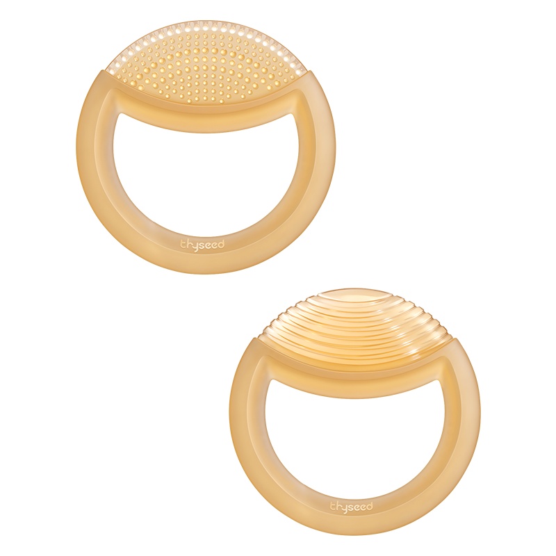 世喜牙胶磨牙棒婴儿玩具硅胶可水煮咬咬宝宝吃手神器安抚软口欲期+防掉链