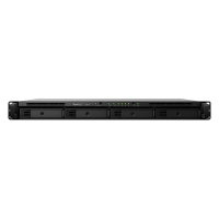 群晖(Synology)RS819 4盘位NAS网络存储服务器 (无内置硬盘 )不规则体SATA接端口支持NAS盘红