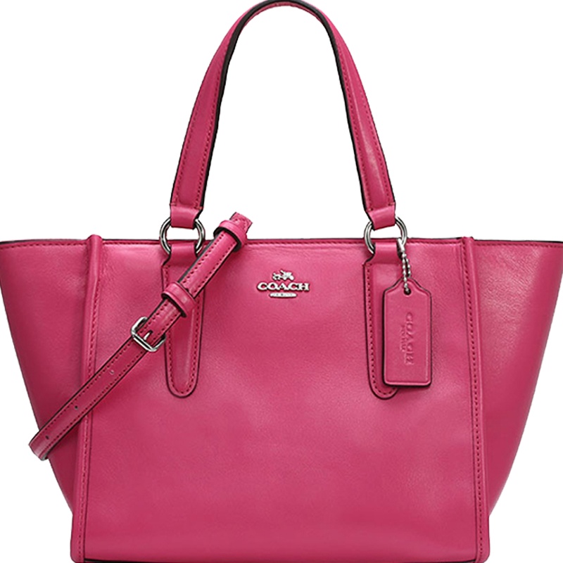 COACH/蔻驰 女包牛皮革迷你手拎斜挎蝙蝠包 33537