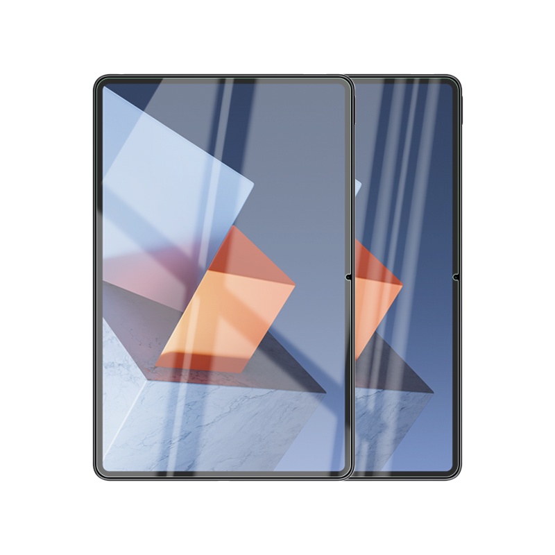 ESCASE[贴坏包赔]华为MateBook E钢化膜2021款12.6英寸防摔屏幕膜 高清防爆防摔全玻璃膜ES16透明