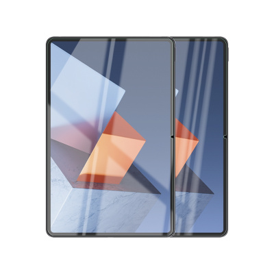 ESCASE[贴坏包赔]华为MateBook E钢化膜2021款12.6英寸防摔屏幕膜 高清防爆防摔全玻璃膜ES16透明