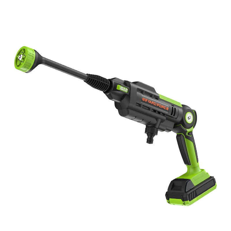 佳孚 洗车神器洗车机无线锂电清洗机充电手持便携高压水泵洗车水枪 E022M升级双电池版