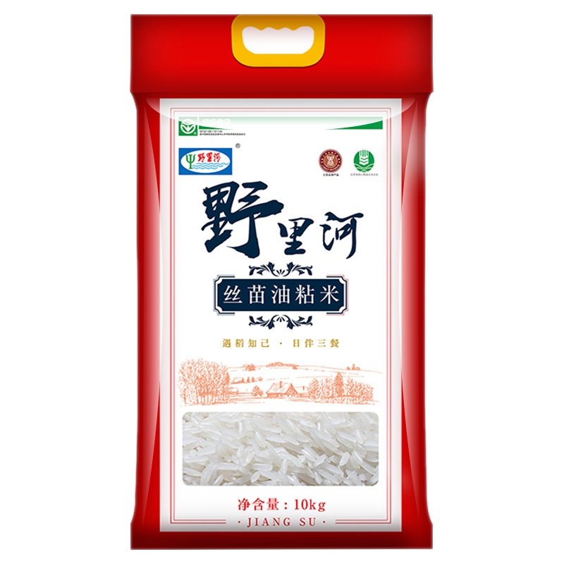 野里河丝苗油粘米 10KG