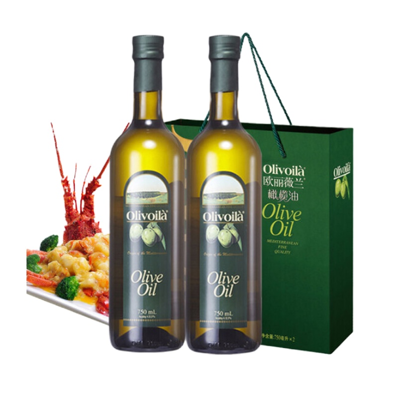 欧丽薇兰 橄榄油礼盒750ml*2瓶