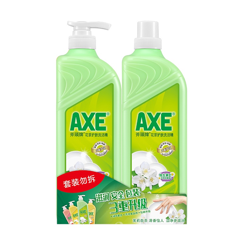 斧头牌(AXE)花茶护肤洗洁精1.18kg*2