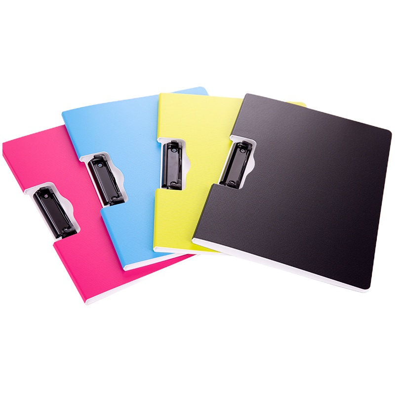 得力5011折页板夹横式竖式折页板夹彩色折页板夹 菜单夹 试卷账单文件夹
