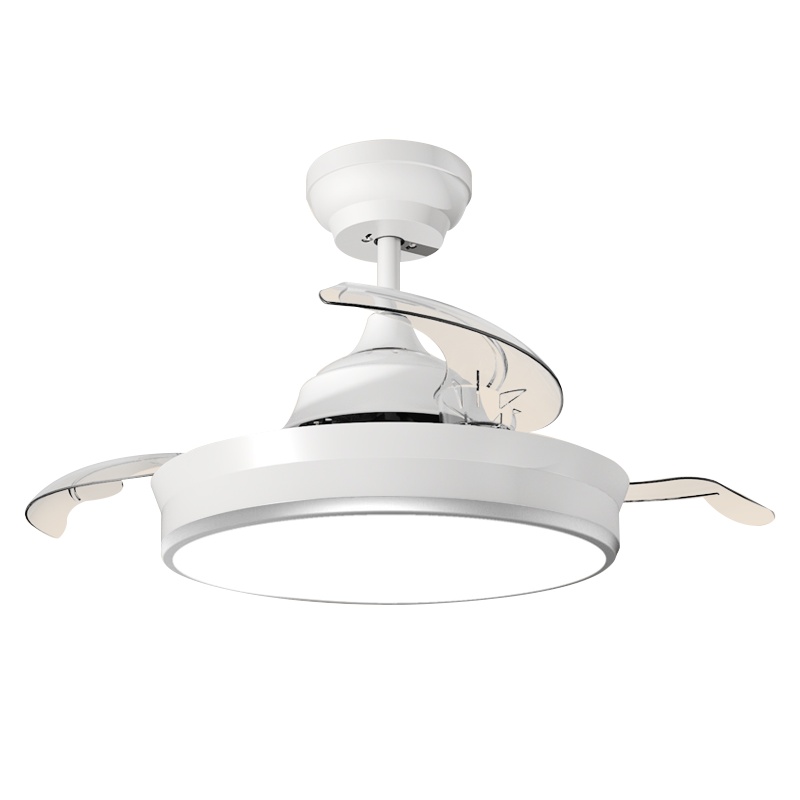 奥普隐形扇风扇吊灯客厅餐厅卧室家用简约现代电扇灯具风扇灯清风