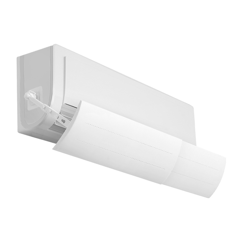 灵孜格 免打孔空调挡风板 防直吹遮隔风板冷气挡风板壁挂滤网导防风板 【丝藤花】