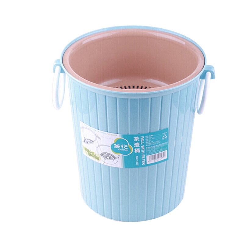 茶花5L带滤网茶叶茶渣桶1235 茶花茶渣桶茶渣收纳桶