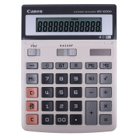 佳能(CANON)WS-1200H计算器 灰色 12位数计算器 商务办公计算器 太阳能办公计算器 办公用品 计算器