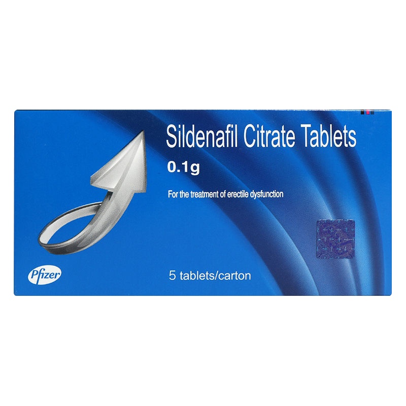 万艾可 枸橼酸西地那非片 0.1g*5片/盒伟男持久正品男肾性勃起功能障碍补助勃壮阴茎阳早泄萎不举坚挺房事延时