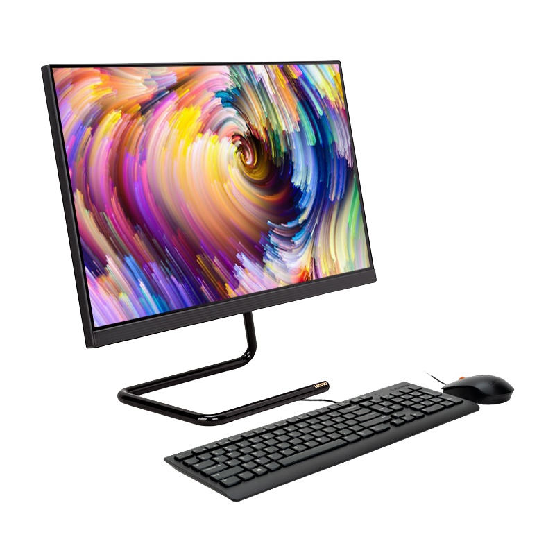 联想(Lenovo) 一体机电脑520C-22 黑色 G4900 4G 256 21.5英寸 WIN10 系统