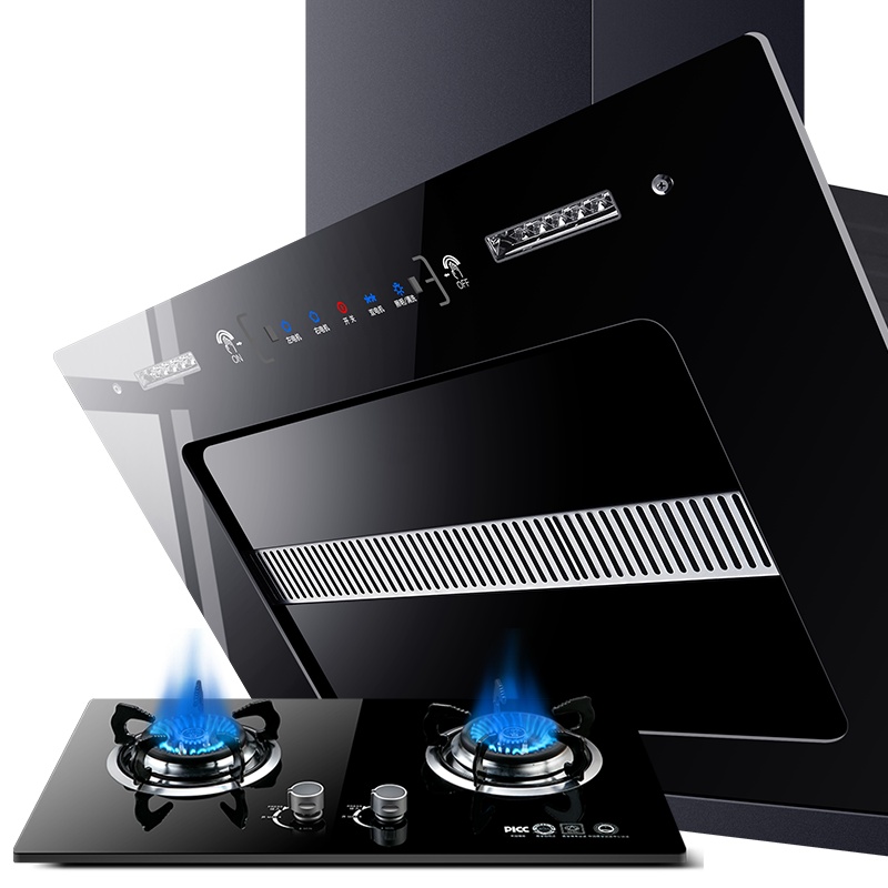 欢呼好太太 18m³自动洗双电机抽油烟机灶具套餐 C20+X01 燃气灶液化气 侧吸式烟灶厨电套装 大吸力